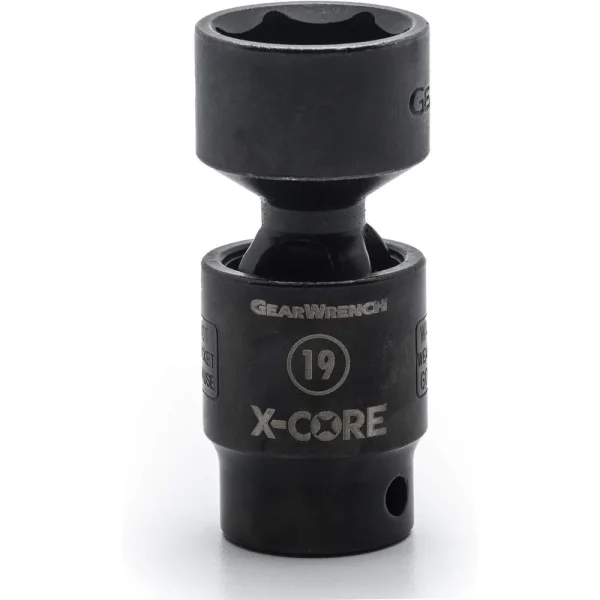Gearwrench 84469 3/8″ Drive 6 Point Pinless Universal Socket – 19mm