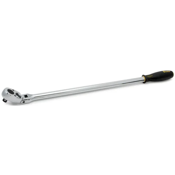 Titan Tools 11302 1/2″ Dr. Long Flex-Head Ratchet, 24″