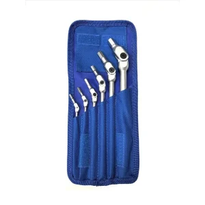 Bondhus 00010 HEX-PRO Pivot Head Wrench Set, Includes Sizes: 3, 4, 5, 6, 8 & 10mm