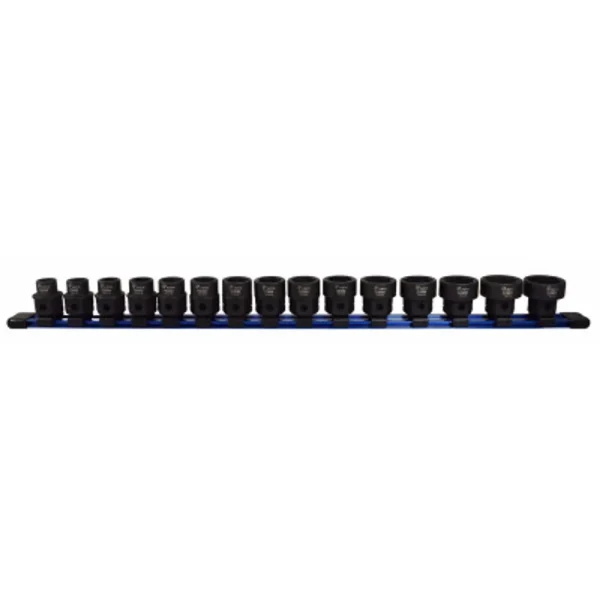 Astro Pneumatic Metric 1/2 Inch Drive Low Profile Nano Impact Sockets Set (78215)