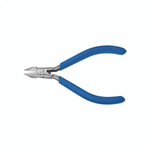Klein Tools D295-4C Midget Diagonal Cutting Pliers, Flush, Tapered Nose, 4-Inch