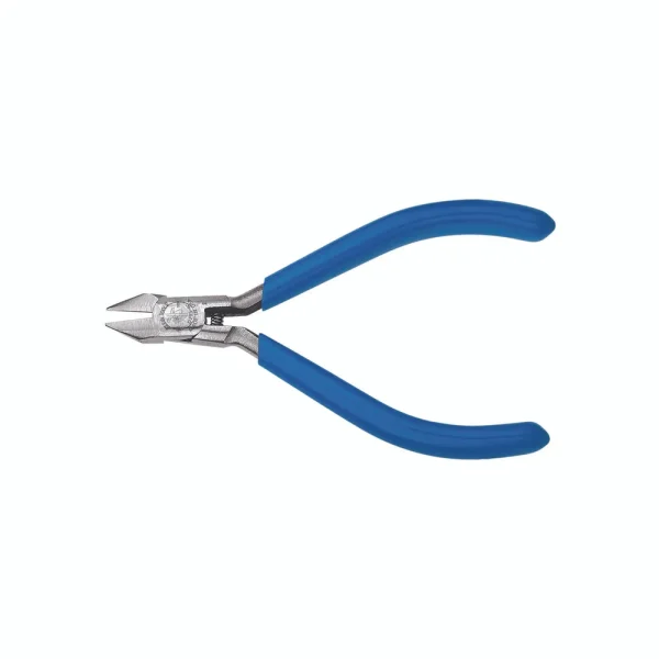 Klein Tools D295-4C Midget Diagonal Cutting Pliers, Flush, Tapered Nose, 4-Inch