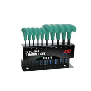 ATD Tools 576 Star T-Handle Set, 10pc