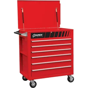 Sunex Tools Full Drawer Service Cart Red (8057)