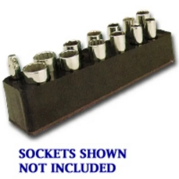 Mechanics Time Saver 780 3/8 in. Drive Deep Solar Orange Socket Holder 5.5-22mm