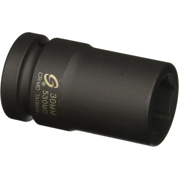 Sunex Tools 3/4″ Drive 6-Point Impact Socket, 55mm (455M)