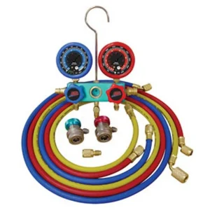 ATD Tools 3695 Deluxe Dual Aluminum A/C Manifold Gauge Set