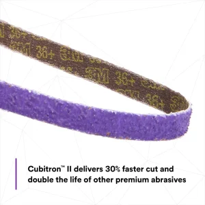 3M 1/2″ X 18″ 36+Grit Cubitron II File Belt 786F (33443) - view 3