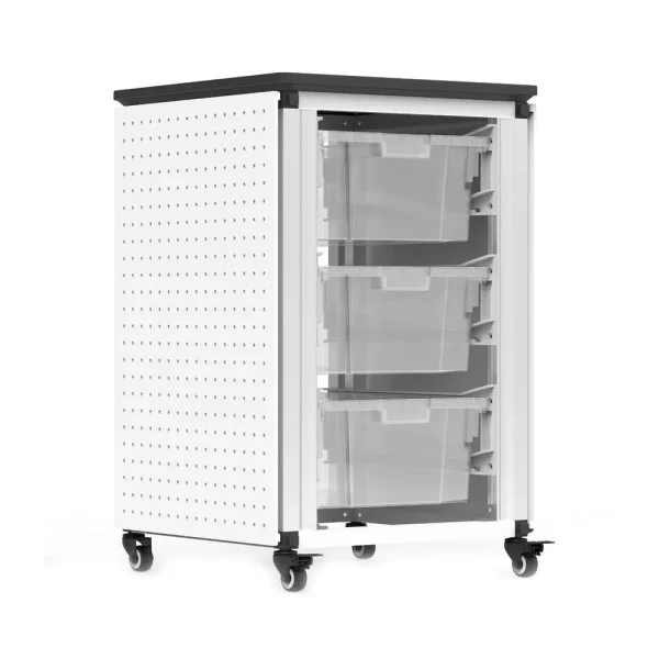 Luxor Workspaces Modular Classrm Cabinet, 3 Large Bins (MBS-STR-11-3L)