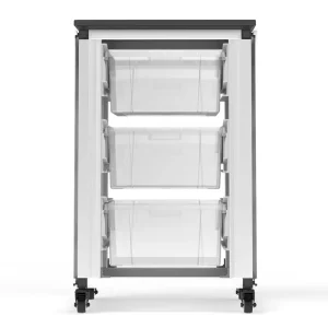 Luxor Workspaces Modular Classrm Cabinet, 3 Large Bins (MBS-STR-11-3L) - view 3