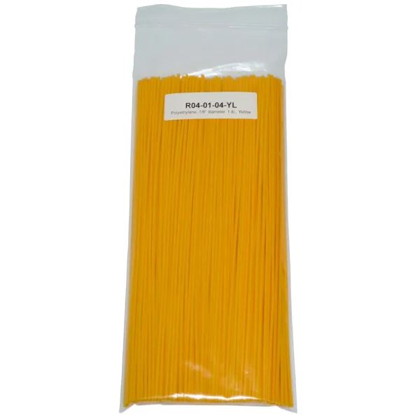 Polyvance Polyethylene Rod (Ldpe), 1/8″ Diameter, 1 Lb., Yellow (R04-01-04-YL)