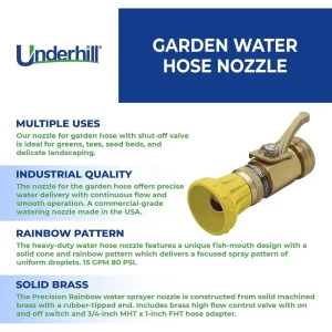 Underhill Precision Rainbow Nozzle With Valve And Adapter (HN1500CV) - view 2