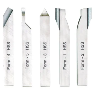 Proxxon Cutting Tools Of High Quality Cobalt Hss Steel, 8 X 8 X 80 Mm, 5Pcs (24530)