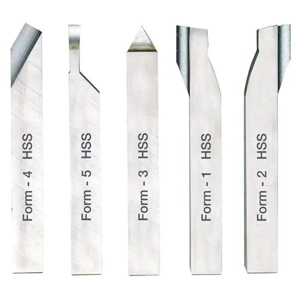 Proxxon Cutting Tools Of High Quality Cobalt Hss Steel, 8 X 8 X 80 Mm, 5Pcs (24530)
