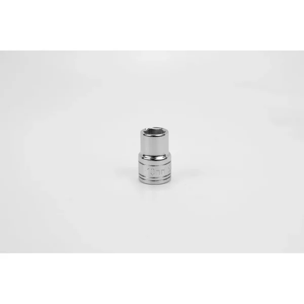 SK Tools 3/8″ Drive 6-Point Metric Standard Chrome Socket, 10 Mm (310)