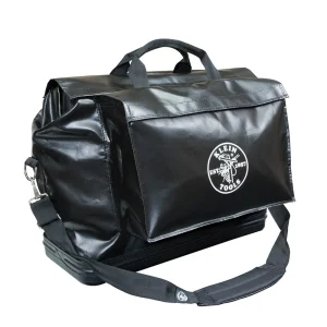 Klein Tool Bag, Vinyl Equipment Bag, Black, Large (5182BLA)