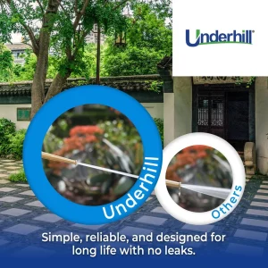 Underhill 6-Inch Garden Water Hose Nozzle, Sprayer, Jet, 7 Gpm 80 PSI (SN6-75) - view 3