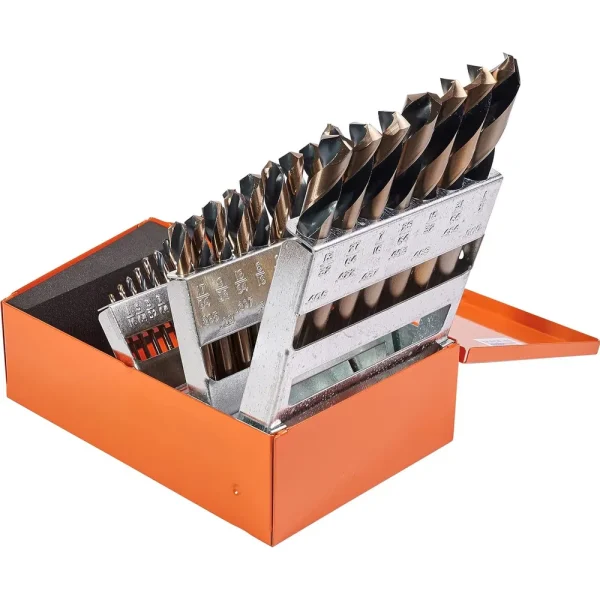 KnKut 29 Piece Short Stubby Length Drill Bit Set 1/16″-1/2″ By 64Ths (29KK7)