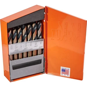 KnKut 29 Piece Short Stubby Length Drill Bit Set 1/16″-1/2″ By 64Ths (29KK7) - view 3