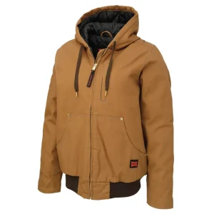 Tough Duck Women’s Duck Bomber Jacket with Adjustable Hood (WJ321) - view 3