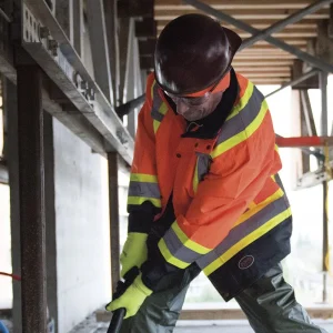 Pioneer Safety Hi-Vis Ripstop Waterproof Safety Jacket Orange XL (V1200250U-XL) - view 3
