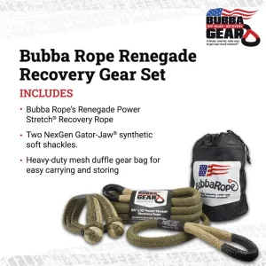 Bubba Rope 20ft Off-Road Jeep Recovery Gear Set (176855BKG) - view 3