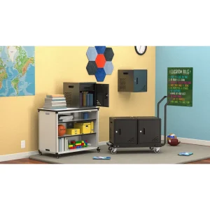 Luxor Workspaces Modular Charging System – Cabinet Wall Mount Bracket (LLMCWP) - view 2