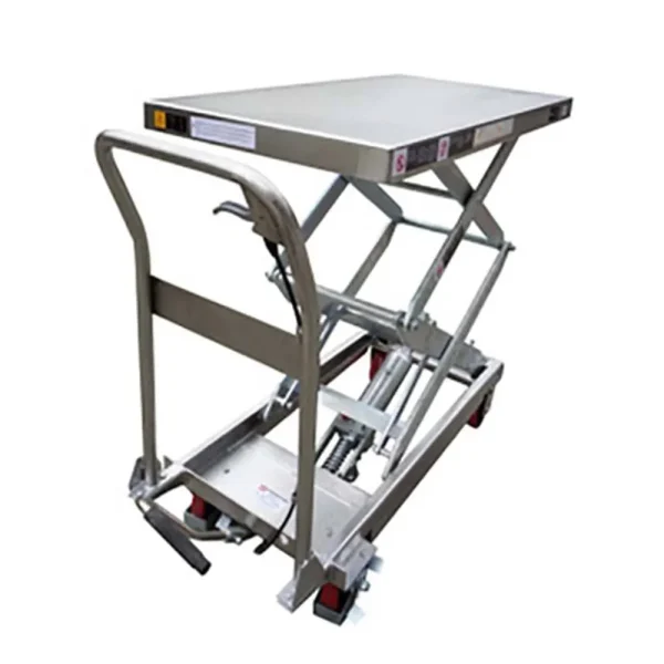 Noblelift Stainless Manual Lift Table 2200lbs 19.75×35.75 (TFD77S)
