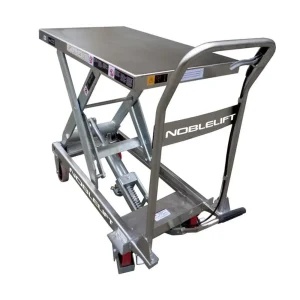 Noblelift Stainless Manual Lift Table 2200lbs 19.75×35.75 (TFD77S) - view 2