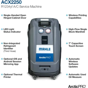 Mahle ArcticPro ACX2250 R1234yf Refrigerant Handling System (460 80446 00) - view 2