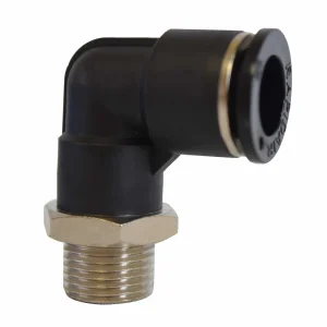 RapidAir 50400 3/8″ Male NPT Elbow Push Lock Fitting Rapid Air Line Tubing