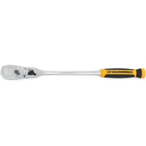 Gearwrench 81371T 1/2″ Drive 90 Tooth Cushion 17″ Locking Flex Head Teardrop