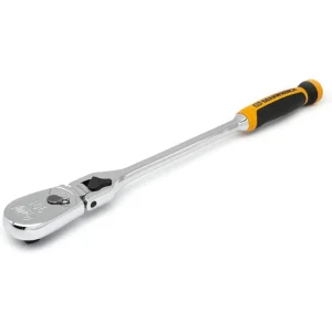 Gearwrench 81371T 1/2″ Drive 90 Tooth Cushion 17″ Locking Flex Head Teardrop - view 2