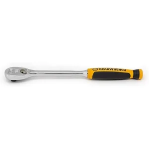 Gearwrench 81029T 1/4″ Drive 90-Tooth Long Handle Dual Material Ratchet 8″ - view 2