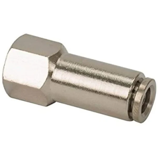VIAIR 3/8 NPT Female to 1/8 Airline Straight Brass Fitting 10 Pack (11886-BP)