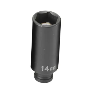 Grey Pneumatic 1/4″ Drive x 14mm Magnetic Deep Socket (914MDG)