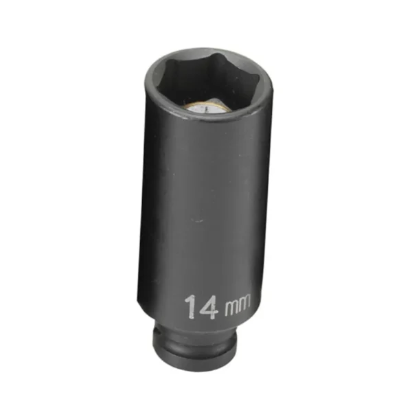 Grey Pneumatic 1/4″ Drive x 14mm Magnetic Deep Socket (914MDG)