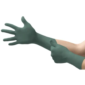Microflex DFK-608S Flock-Lined 8 Mil Nitrile Gloves – Small - view 2