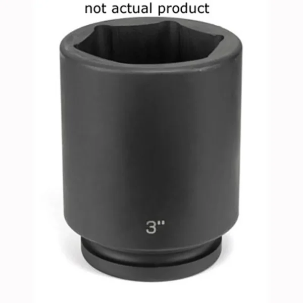 Grey Pneumatic 1″ Drive x 2-3/8″ Deep Socket (4076D)