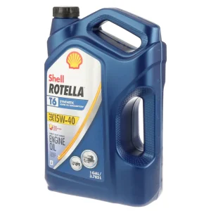 Shell Rotella T6 Full Synthetic Motor Oil 15W-40 1 Gallon – SYN15-40-1