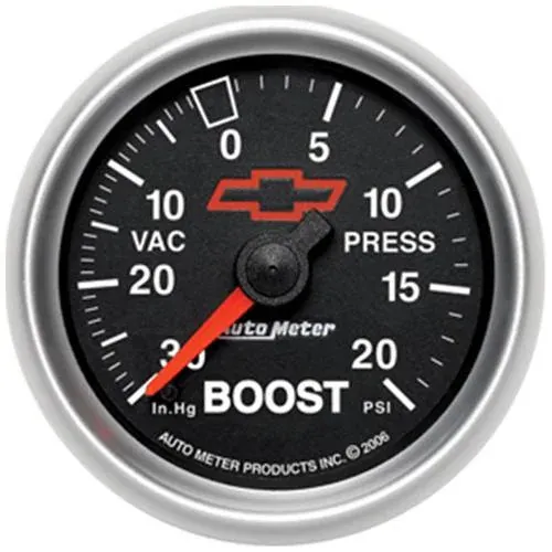 Auto Meter GM Performance 2-1/16 Inch Boost/Vacuum Gauge – 3607-00406