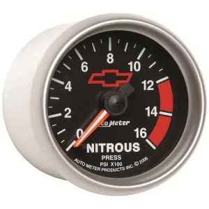 Auto Meter GM Performance 0 To 1600 psi 2-1/16 Inch Nitrous Oxide Pressure Gauge – 3674-00406 - view 3