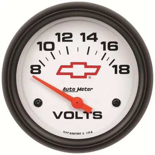 Auto Meter GM Performance 2-5/8 Inch Voltmeter Gauge – 5891-00406