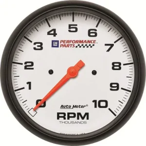 Auto Meter GM Performance 5 Inch Tachometer Gauge – 5898-00407