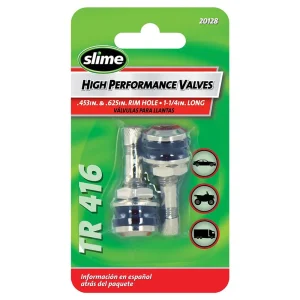 Slime Chrome High Performance Tire Valve Stems 1-1/4″ TR 416 (20128) - view 2