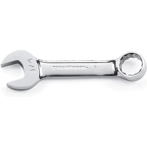 Gearwrench 81632 12 Point SAE Stubby Full Polish Combination Wrenches