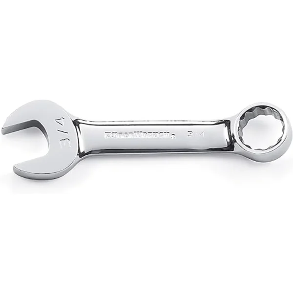 Gearwrench 81632 12 Point SAE Stubby Full Polish Combination Wrenches