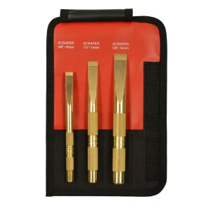 Mayhew Tools 67001 3 Piece Brass Scraper Set