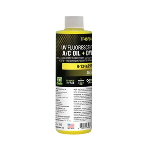 Tracerline TP150PD-8 R-134a/PAG Oil + UV Dye 8 oz (237 ml) bottle