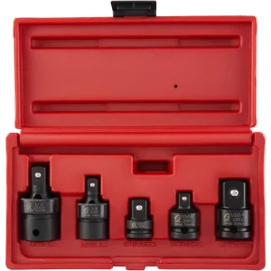 Sunex 3/8″ & 1/2″ Dr. 5 Pc. Adapter and Universal Joint Impact Set (3305)